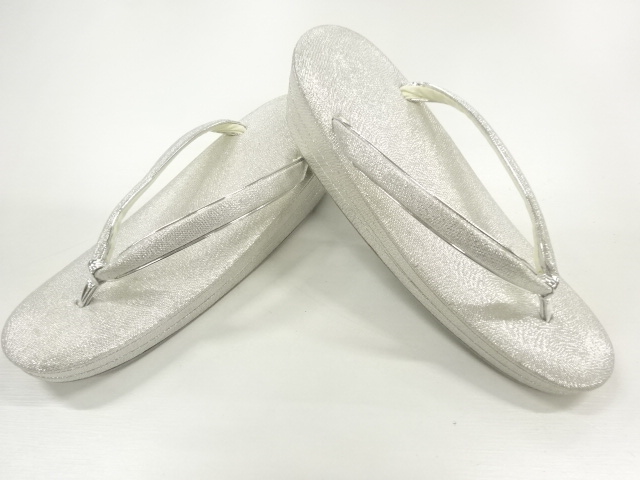 抽象模様織出し草履（23センチ）